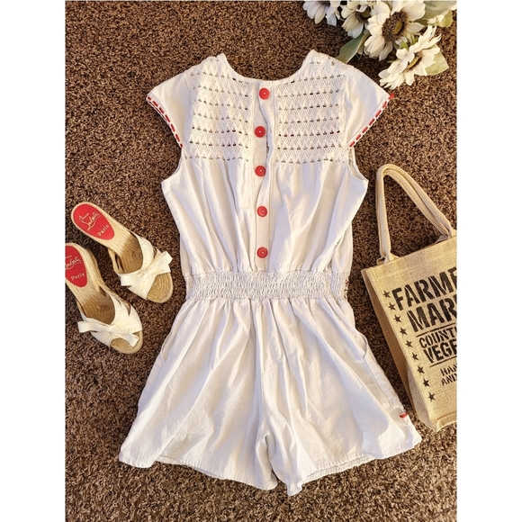 Vintage embroidered romper - Picture 2 of 4